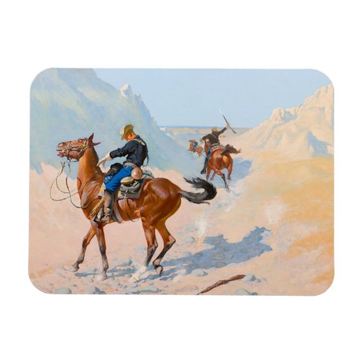 Frederic Remington - die Advance Guard oder die Mi Magnet (Horizontal)