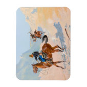 Frederic Remington - die Advance Guard oder die Mi Magnet (Vertikal)