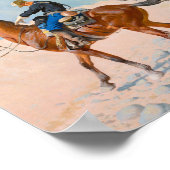 Frederic Remington - die Advance Guard oder die Mi Poster (Ecke)