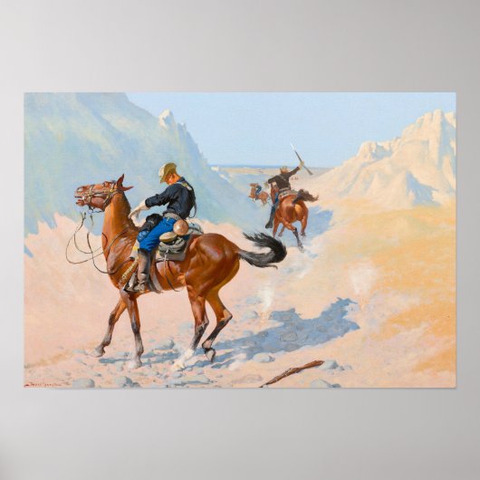 Frederic Remington - die Advance Guard oder die Mi Poster (Vorne)