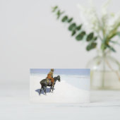 Frederic Remington - die Farbe der Nacht Visitenkarte (Stehend Vorderseite)