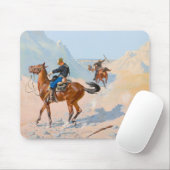 Frederic Remington - Die Vorhut oder Die Mil Mousepad (Mit Mouse)