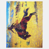 Frederic Remington Ein kalter Morgen auf dem Weide Fleecedecke (Vorderseite)