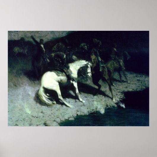 Frederic Remington Fired on Poster (Vorne)