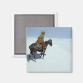 Frederic Remington Friends oder Foes Magnet (Vorderseite/Rückseite)