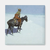Frederic Remington Friends oder Foes Magnet (Vorne)