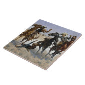 Frederic Remington - Helfen eines Kameraden Fliese (Seite)