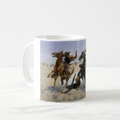 Frederic Remington - Hilfe für einen Kameraden Kaffeetasse (Vorderseite Links)