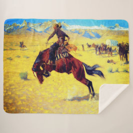 Frederic Remington ist ein kalter Tag auf der Stre Sherpadecke