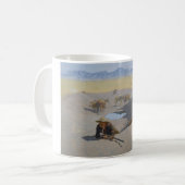 Frederic Remington - Kämpfe um die Waterhole Kaffeetasse (Vorderseite Links)