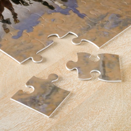 Frederic Remington Malerei "Dash for the Timber" Puzzle (Seite)