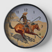 Frederic Remington, The Cowboy, Uhr (Vorderseite)