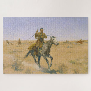 Frederic Remington The Flight 1895 Puzzle