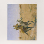 Frederic Remington The Flight 1895 Puzzle (Vertikal)