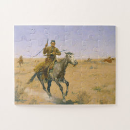 Frederic Remington The Flight 1895 Puzzle