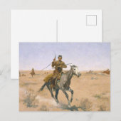 Frederic Remington - The Flight Postkarte (Vorne/Hinten)