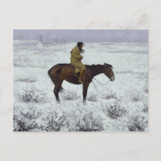 Frederic Remington - The Herd Boy Postkarte