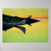 Frederic Remington Western Art "Anruf Poster (Vorne)