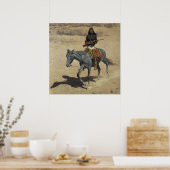 Frederic Remington Western Art "Apache Scout" Poster (Küche)