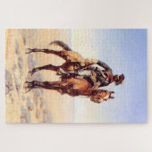 Frederic Remington Western Art "Black Cavalryman" Puzzle (Horizontal)