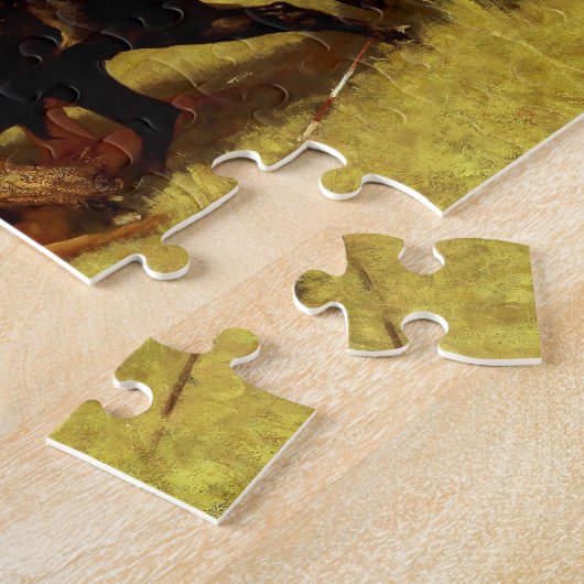Frederic Remington Western Art "Buffalo Hunt" Puzzle (Seite)