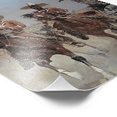 Frederic Remington Western Art "Mexican Riders" Fotodruck (Ecke)