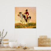 Frederic Remington Western Art "Modern Comanche" Poster (Küche)