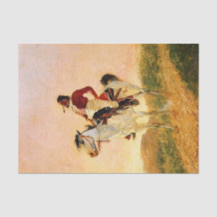 Frederic Remington Western Art „Modern Comanche“ Seidenpapier