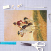 Frederic Remington Western Art "Modern Comanche" Seidenpapier (Handwerk)