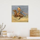 Frederic Remington Western Art "Pony War Dance" Poster (Küche)