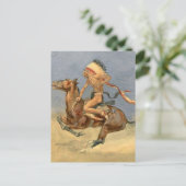 Frederic Remington Western Art "Pony War Dance" Postkarte (Stehend Vorderseite)