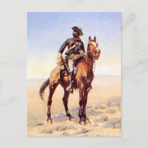 Frederic Remington Western Art „Schwarzer Kavaller Postkarte