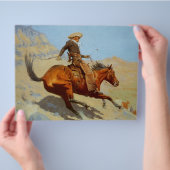 Frederic Remingtons Cowboy (1902) Flyer (Hand)