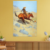 Frederic Remingtons Cowboy (1902) Leinwanddruck (Insitu (Wohnzimmer))