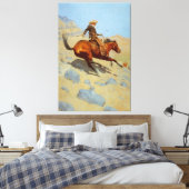 Frederic Remingtons Cowboy (1902) Leinwanddruck (Insitu (Schlafzimmer))