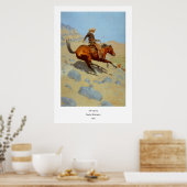 Frederic Remingtons Cowboy (1902) Poster (Küche)
