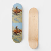 Frederic Remingtons Cowboy (1902) Skateboard (Vorderseite)