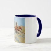 Frederic Remingtons Cowboy (1902) Tasse (VorderseiteRechts)