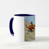 Frederic Remingtons Cowboy (1902) Tasse (Vorderseite Links)
