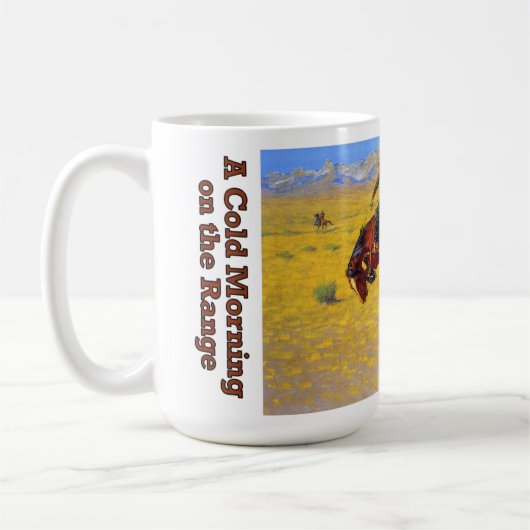 Frederic Remington's Cowboys 15oz Coffee Tasse (Links)