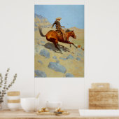 Frederic Remingtons Der Cowboy (1902) Poster (Küche)