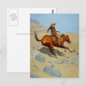 Frederic Remingtons Der Cowboy (1902) Postkarte (Vorne/Hinten)