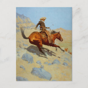 Frederic Remingtons Der Cowboy (1902) Postkarte