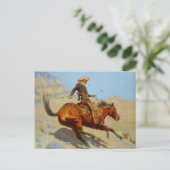 Frederic Remingtons Der Cowboy (1902) Postkarte (Stehend Vorderseite)