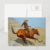 Frederic Remingtons Der Cowboy (1902) Postkarte (Vorne/Hinten)