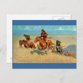 Frederic Remington's The Buffalo Runners (1909) Postkarte (Vorne/Hinten)