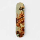 Frederic Remington's The Buffalo Runners (1909) Skateboard (Vorne)
