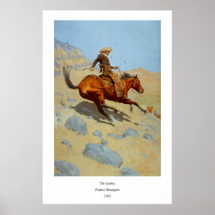 Frederic Remingtons The Cowboy (1902) Poster
