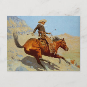 Frederic Remington's The Cowboy (1902) Postkarte