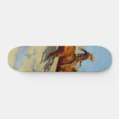 Frederic Remingtons The Cowboy (1902) Skateboard (Horizontal)